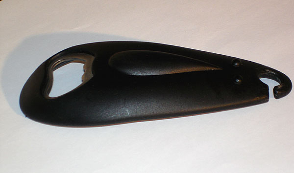 Bottle opener shown from above