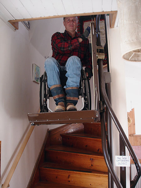 Stairlift with platform