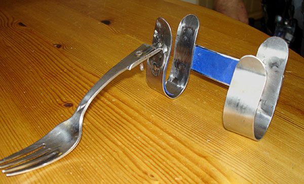 Orthosis with fork