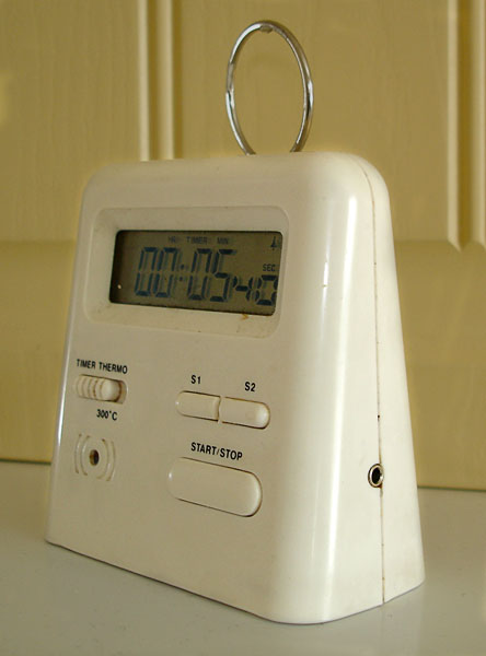 Adapted oven thermometer
