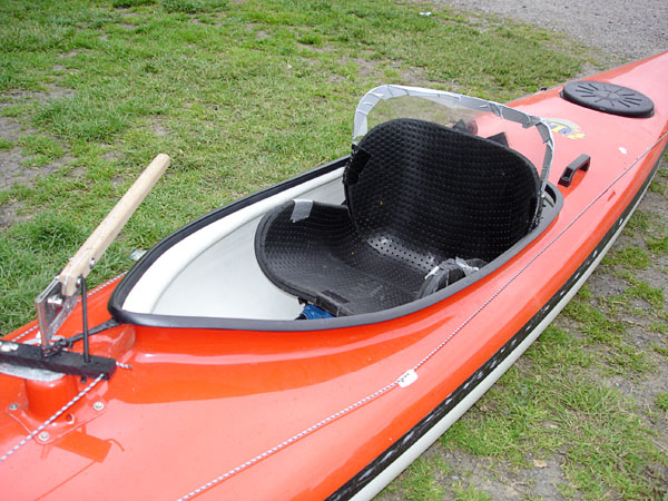 Adapted kayak with customized seat