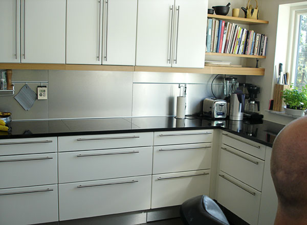 Kitchen interior without adaptations.