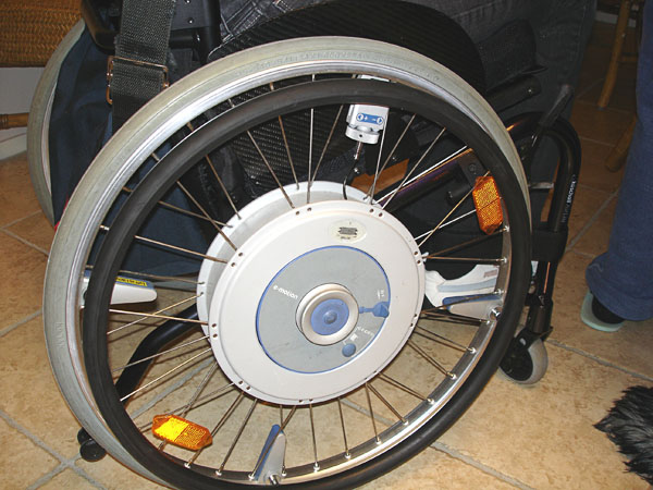 E-motion hjul (närbild)