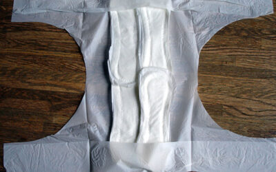 Sanitary pad and cover for urinary incontinence during travel
