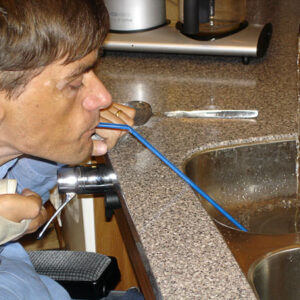 Drinking water directly from the faucet
