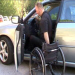 Transfer from driver’s seat of car to wheelchair