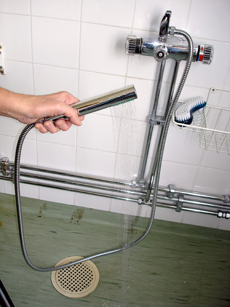 Shower nozzle and hose
