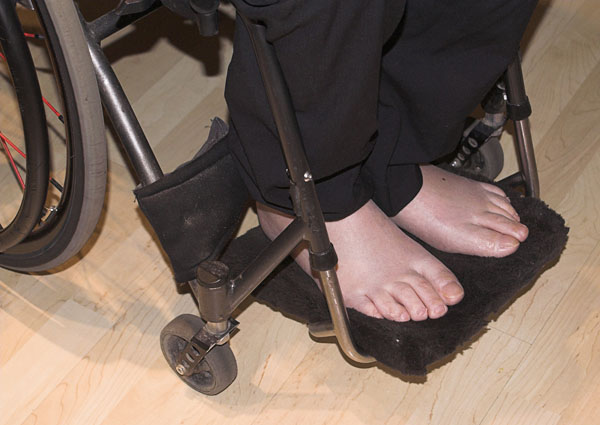 Wheelchair – Engblom comfort footrest