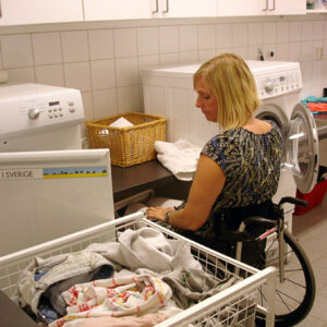 Adapted laundry room
