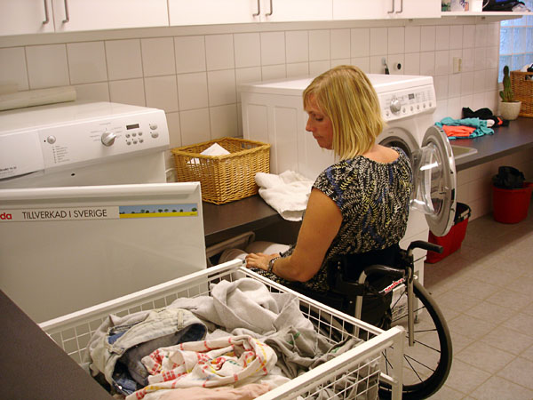 Adapted laundry room
