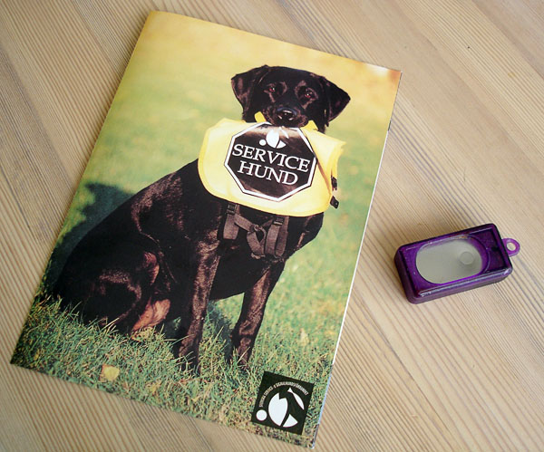Clicker and service dog brochure
