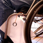 Adapted wheelchair brake