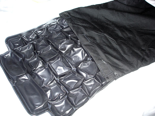 Cushion with air cells and cover