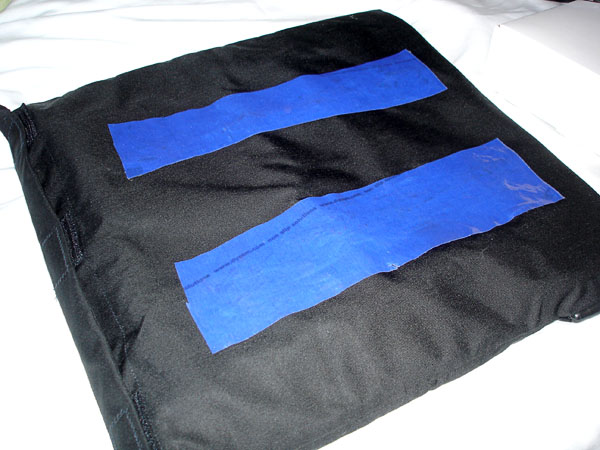 Cushion cover with anti-slip material on bottom
