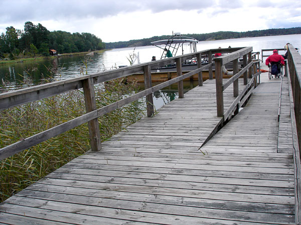 Boat dock (fixed part)