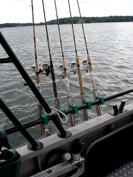 Fishing rod on boat