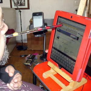 Adapted stick for iPhone and iPad