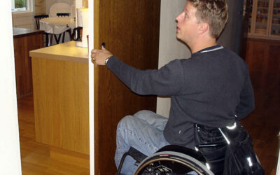 Sliding doors in accessible housing