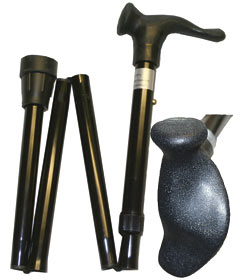 Folding cane, close-up. Photo: www.varsam.se